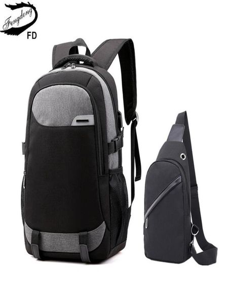 fengdong big school bags for teenagers boys waterproof large school backpack usb charge boy sling chest bag set reflective strip l7097772
fengdong big school bags for teenagers boys waterproof large school backpack usb charge boy sling chest bag set reflective strip l7097772