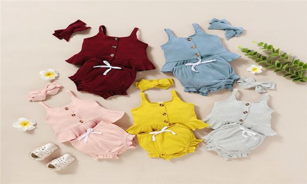 summer baby clothes sets 2022 kids outfits infant ruffles solid suspender shorts headband toddler girls suits1457560, White
summer baby clothes sets 2022 kids outfits infant ruffles solid suspender shorts headband toddler girls suits1457560, White