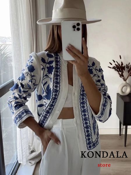 women s blouses shirts kondala women cardigan embroidered streetwear vintage 100 cotton loose mujer sun protection 230629, White
women s blouses shirts kondala women cardigan embroidered streetwear vintage 100 cotton loose mujer sun protection 230629, White