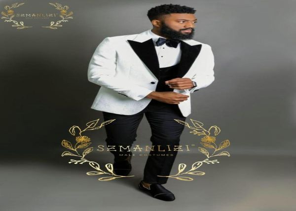 2022 white jacquard formal suits for men black velvet peaked lapel wedding tuxedos groom party male suits custom made bridegroom1145975, Black;gray
2022 white jacquard formal suits for men black velvet peaked lapel wedding tuxedos groom party male suits custom made bridegroom1145975, Black;gray