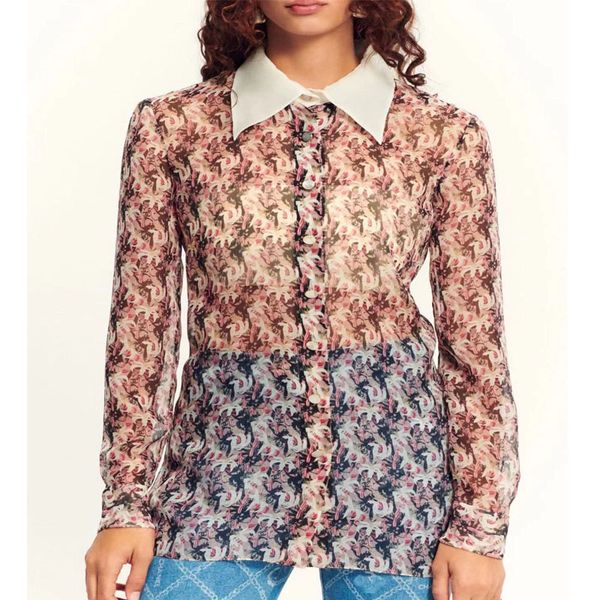 designer women's blouses & shirts original quality women's clothing handmade workshop series new silk for woman, White
designer women's blouses & shirts original quality women's clothing handmade workshop series new silk for woman, White