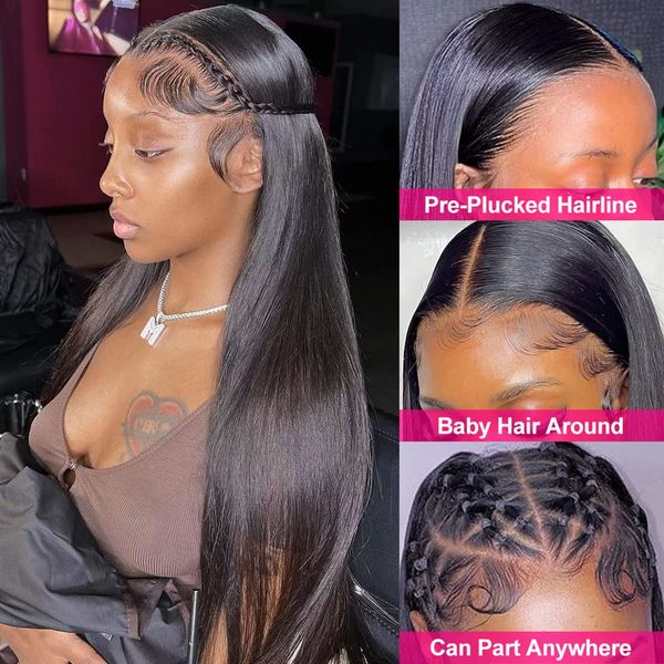hd lace bone straight lace front wig brazilian 26inch human hair wigs for black women lace closure frontal wig, Black;brown
hd lace bone straight lace front wig brazilian 26inch human hair wigs for black women lace closure frontal wig, Black;brown