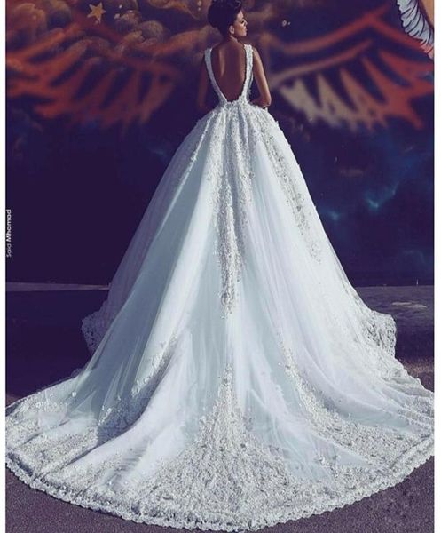 charming backless ball gown wedding dresses beaded floral lace applique sweetheart wedding gowns 2017 gorgeous tulle long wed5400768, White
charming backless ball gown wedding dresses beaded floral lace applique sweetheart wedding gowns 2017 gorgeous tulle long wed5400768, White