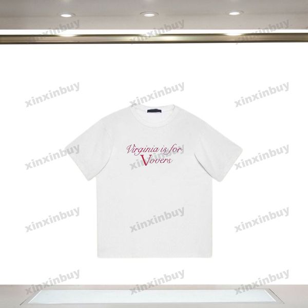 xinxinbuy men designer tee t shirt 23ss chest signature letter print short sleeve cotton women black white xs-l, Black;brown
xinxinbuy men designer tee t shirt 23ss chest signature letter print short sleeve cotton women black white xs-l, Black;brown