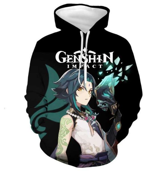 new genshin impact cos game peripheral 3d digital printing men's and women's hoodie, Black
new genshin impact cos game peripheral 3d digital printing men's and women's hoodie, Black