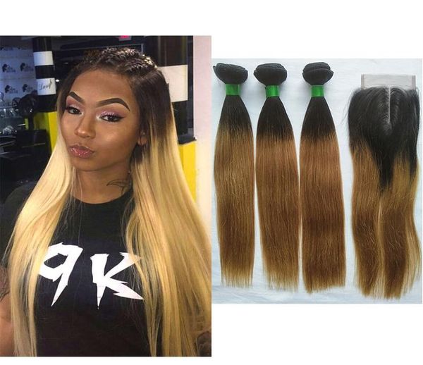 1b27 ombre blonde straight bundles with closure brazilian peruvian malaysian human hair weave 3 bundles with 4x4 middle part lac8791987, Black;brown
1b27 ombre blonde straight bundles with closure brazilian peruvian malaysian human hair weave 3 bundles with 4x4 middle part lac8791987, Black;brown