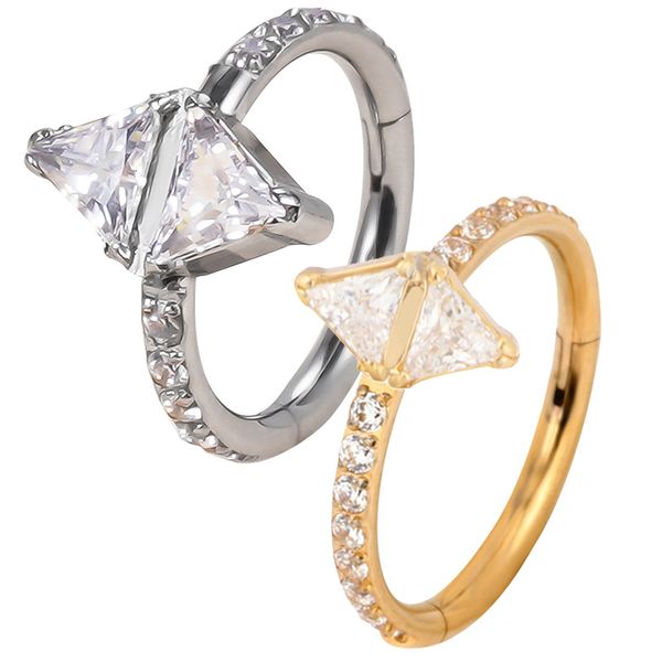navel bell button rings astm 36 hinged segment hoop triangle cz paved nose ring earring clicker ear cartilage tragus helix labret piercing 2, Silver
navel bell button rings astm 36 hinged segment hoop triangle cz paved nose ring earring clicker ear cartilage tragus helix labret piercing 2, Silver