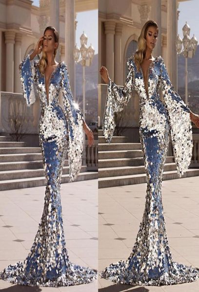 bling silver sequins evening gowns deep v neck lace long sleeve mermaid prom dress sweep train custom made luxury formal long dres8776101, Black;red
bling silver sequins evening gowns deep v neck lace long sleeve mermaid prom dress sweep train custom made luxury formal long dres8776101, Black;red