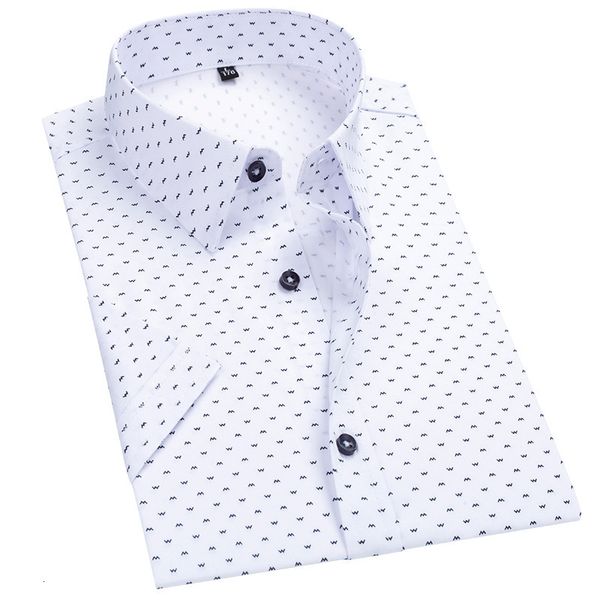 men s dress shirts quality men short sleeve cotton floral polka dot male white mens shirt brand casual slim fit social 5xl 230629, White;black
men s dress shirts quality men short sleeve cotton floral polka dot male white mens shirt brand casual slim fit social 5xl 230629, White;black