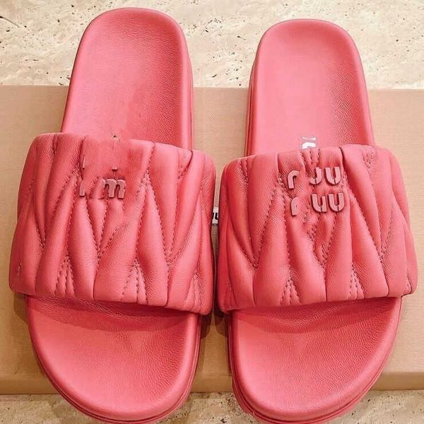 slide mius sandals beach designer shoes genuine women leather high-end soft sole comfortable fashionable label versatile slippers jcbv
slide mius sandals beach designer shoes genuine women leather high-end soft sole comfortable fashionable label versatile slippers jcbv