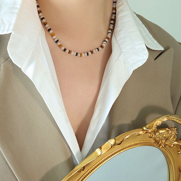 fashion luxury pendant necklace designer tiger's eye jewelry freshwater real pearls chains white jade necklaces for women party lady bl, Silver
fashion luxury pendant necklace designer tiger's eye jewelry freshwater real pearls chains white jade necklaces for women party lady bl, Silver