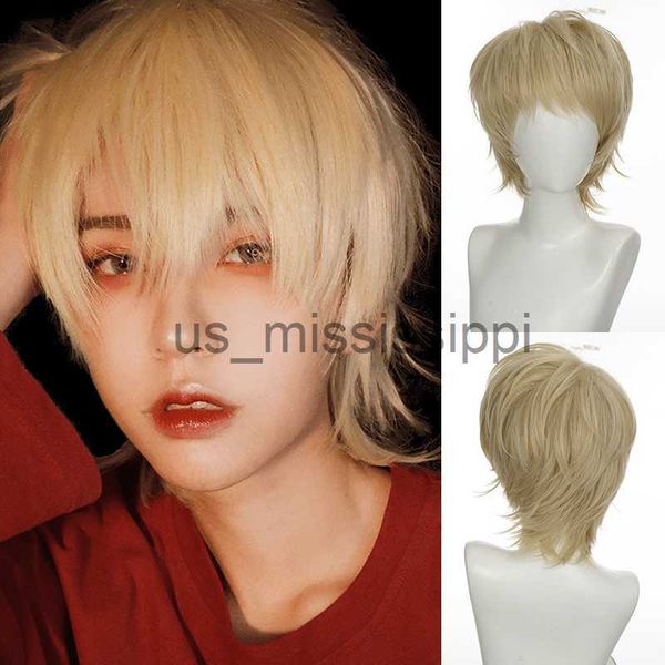 cosplay wigs pageup fashion men short wig light yellow blonde synthetic wigs with bangs for male boy cosplay costume anime halloween x0630, Black
cosplay wigs pageup fashion men short wig light yellow blonde synthetic wigs with bangs for male boy cosplay costume anime halloween x0630, Black