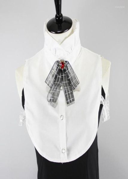 bow ties linbaiway stand fake collar women white sweater half shirt false detachable collars for nep kraagiebow1394701, Black;gray
bow ties linbaiway stand fake collar women white sweater half shirt false detachable collars for nep kraagiebow1394701, Black;gray