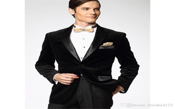 stylish design groom tuxedos two button black velvet peak lapel groomsmen man suit mens wedding suits jacketpantstie no89548841, Black;gray
stylish design groom tuxedos two button black velvet peak lapel groomsmen man suit mens wedding suits jacketpantstie no89548841, Black;gray