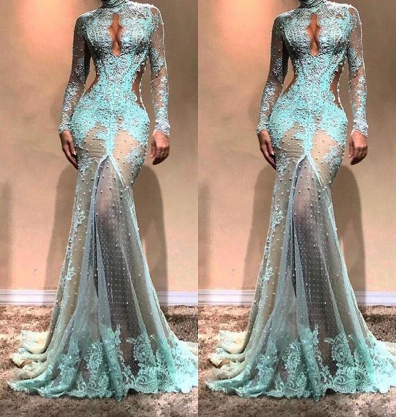 high neck luxury full lace pearls mermaid evening dresses dubai see through illusion high split formal prom cutaway side celebrity4767603, Black;red
high neck luxury full lace pearls mermaid evening dresses dubai see through illusion high split formal prom cutaway side celebrity4767603, Black;red