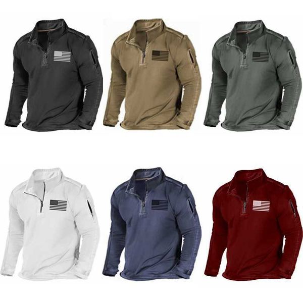 2023 men's outdoor sports fashion zipper standing collar long sleeve elastic health cloth sweater, Black
2023 men's outdoor sports fashion zipper standing collar long sleeve elastic health cloth sweater, Black
