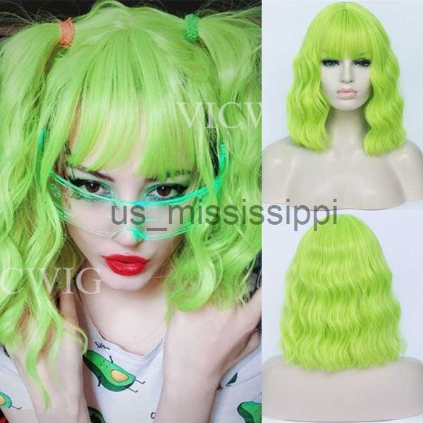 cosplay wigs vicwig cosplay wigs for women bobo green red blue purple orange black pink wig short curly synthetic wig with bangs x0630
cosplay wigs vicwig cosplay wigs for women bobo green red blue purple orange black pink wig short curly synthetic wig with bangs x0630