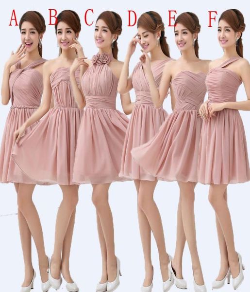 pleated short chiffon bridesmaid dress nude pink ball gown bridesmaids formal dresses lace up 6 styles mixed order3597446, White;pink
pleated short chiffon bridesmaid dress nude pink ball gown bridesmaids formal dresses lace up 6 styles mixed order3597446, White;pink