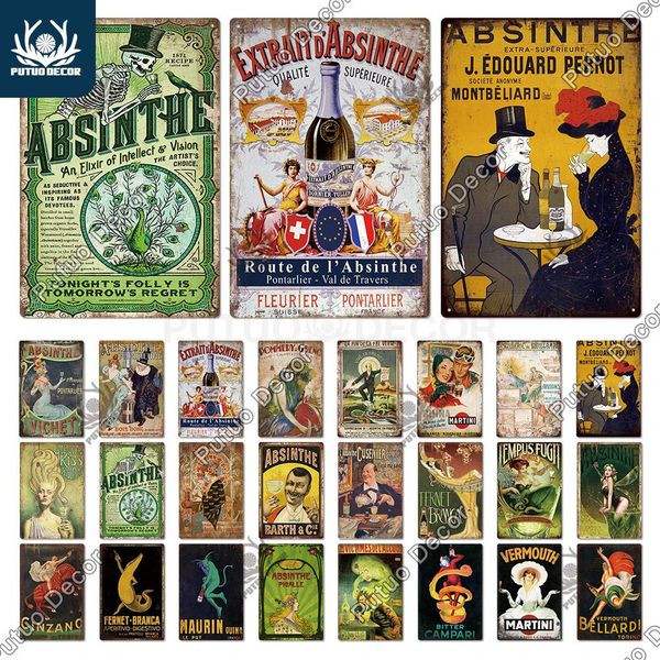 jeans putuo decor funny absinthe poster vintage tin sign metal signs beer decorative plate for pub bar man cave club wall decoration, Blue
jeans putuo decor funny absinthe poster vintage tin sign metal signs beer decorative plate for pub bar man cave club wall decoration, Blue