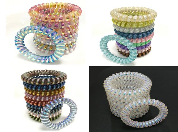 colorful elastic girls women rubber coil hair ties spiral shape hair ring bands ponytail holders accessories1242903, Slivery;white
colorful elastic girls women rubber coil hair ties spiral shape hair ring bands ponytail holders accessories1242903, Slivery;white