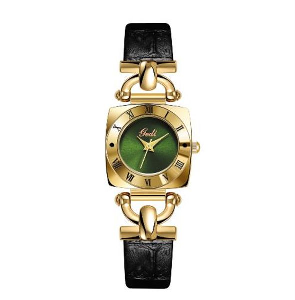2023 new high-end retro roman square dial women's trendy small green dial quartz belt watch, Slivery;golden
2023 new high-end retro roman square dial women's trendy small green dial quartz belt watch, Slivery;golden