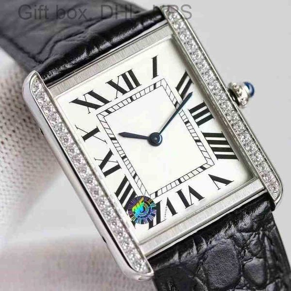 superclone luxury watch tank cart fashion women leisure rectangular couple tank series stainless steel diamond inlaid men's watch, Slivery;brown
superclone luxury watch tank cart fashion women leisure rectangular couple tank series stainless steel diamond inlaid men's watch, Slivery;brown