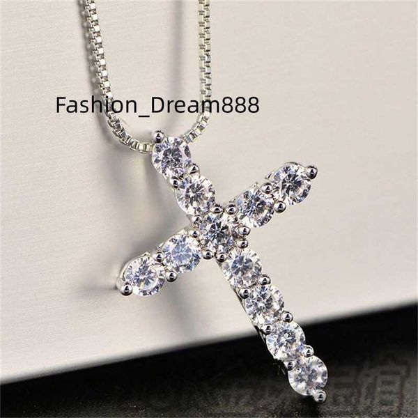 wholesale price moissanite diamond custom hip-hop necklace cross diamond clavicle chain diamond pendant fashion necklace, Silver
wholesale price moissanite diamond custom hip-hop necklace cross diamond clavicle chain diamond pendant fashion necklace, Silver