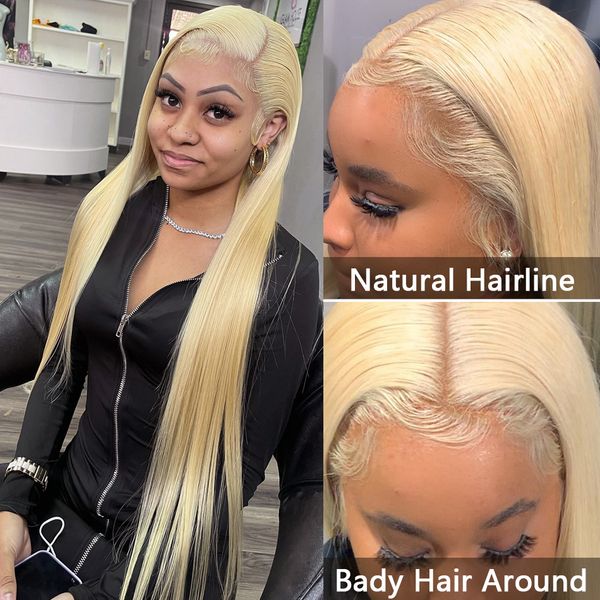 luvin 26 inch 613 honey blonde straight 13x4 lace front human hair wigs remy colored glueless lace frontal wigs for women, Black;brown
luvin 26 inch 613 honey blonde straight 13x4 lace front human hair wigs remy colored glueless lace frontal wigs for women, Black;brown