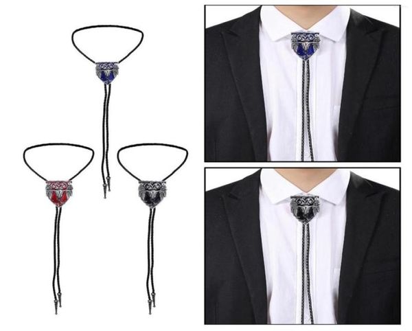 bow ties longhorn bull enamel pattern bolo tie western cowboy vintage handmade leather rope necktie mens accessories1098080, Black;gray
bow ties longhorn bull enamel pattern bolo tie western cowboy vintage handmade leather rope necktie mens accessories1098080, Black;gray