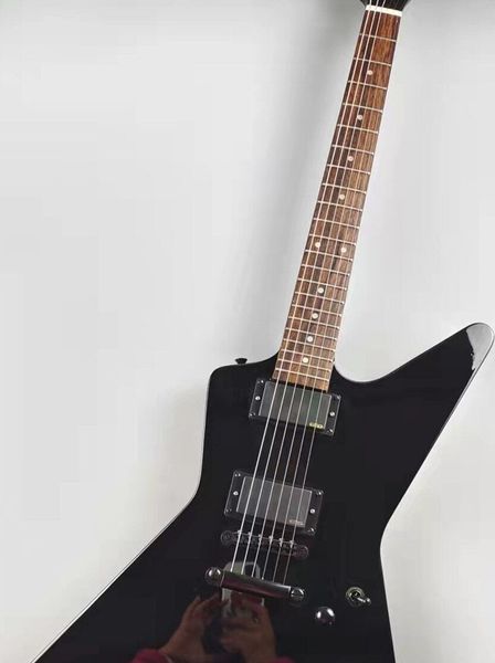 electric guitar black body rosewood fingerboard environmental paint
electric guitar black body rosewood fingerboard environmental paint