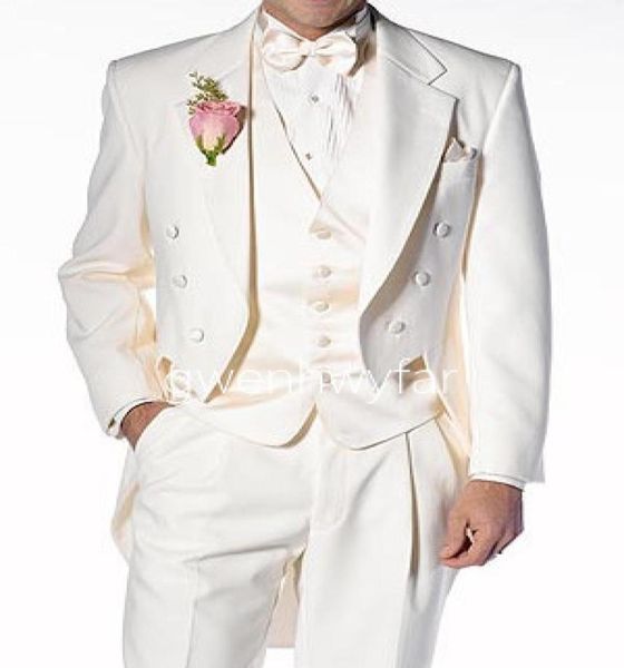 custom made ivory tailcoat groom tuxedos notch lapel man groomsmen men wedding suits bridegroom jacketpantsvesttie4633318, Black;gray
custom made ivory tailcoat groom tuxedos notch lapel man groomsmen men wedding suits bridegroom jacketpantsvesttie4633318, Black;gray