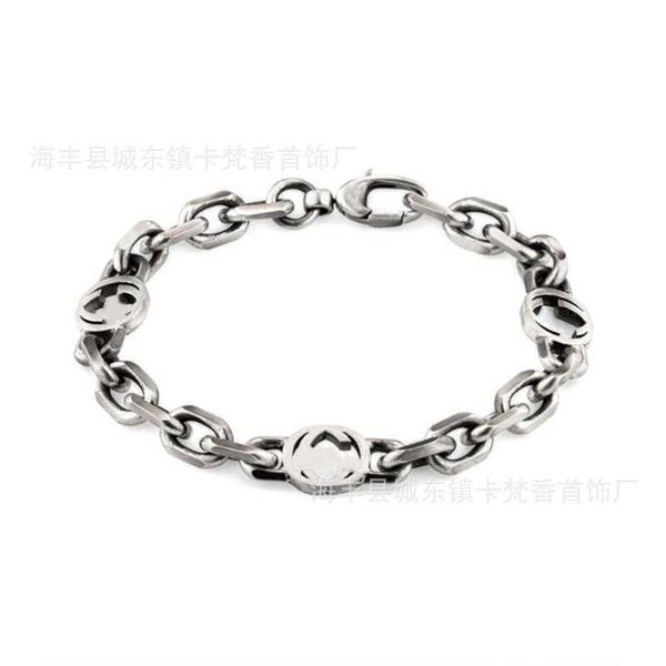 sterling made of old thai silver fashion male and female elf skull head couple personalized bracelet handicraft, Black
sterling made of old thai silver fashion male and female elf skull head couple personalized bracelet handicraft, Black