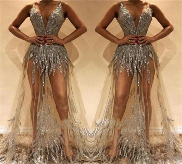 2019 new arrival illusion long prom dresses deep vneck beads sequined party gowns see through chic evening dress custom made robe9305357, Black
2019 new arrival illusion long prom dresses deep vneck beads sequined party gowns see through chic evening dress custom made robe9305357, Black