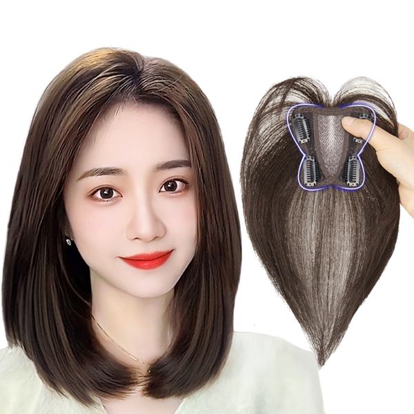 synthetic s 10inch butterfly breathable swiss lace base human hair ers for women 4 clips natural straight hairpiece remy summer 230629, Black
synthetic s 10inch butterfly breathable swiss lace base human hair ers for women 4 clips natural straight hairpiece remy summer 230629, Black