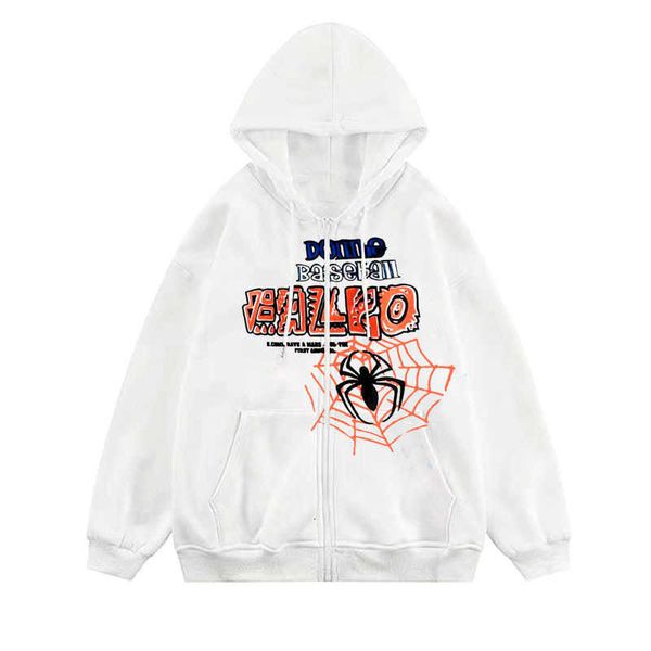 2023 japanese hoodie new oversize trendy casual spider print jacket without gender, Black
2023 japanese hoodie new oversize trendy casual spider print jacket without gender, Black
