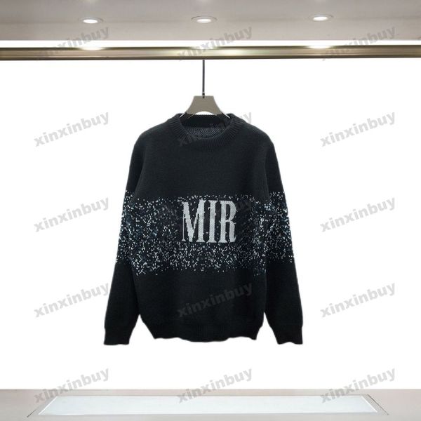 xinxinbuy men women designer sweatshirt hoodie gradient starry sky jacquard letter sweater purple black blue green m-2xl, Black;brown
xinxinbuy men women designer sweatshirt hoodie gradient starry sky jacquard letter sweater purple black blue green m-2xl, Black;brown