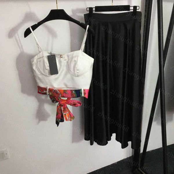 23ss skirt set womens designer clothing frenum waist in tube suspenders high-waisted skirt sets womens clothing a1, White
23ss skirt set womens designer clothing frenum waist in tube suspenders high-waisted skirt sets womens clothing a1, White