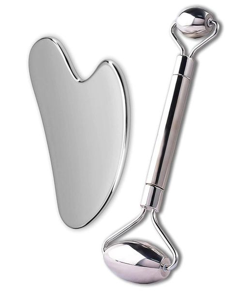 face roller stainless steel massager and gua sha scraper set for eye neck body care facial massage tool reduce puffiness health an1364226
face roller stainless steel massager and gua sha scraper set for eye neck body care facial massage tool reduce puffiness health an1364226