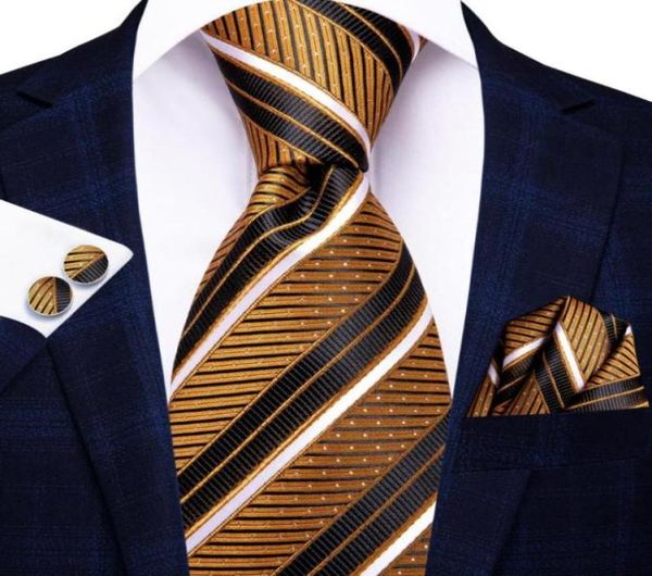 bow ties hitie black gold striped silk wedding tie for men handky cufflink fashion design necktie business party dropshiping6227487, Black;gray
bow ties hitie black gold striped silk wedding tie for men handky cufflink fashion design necktie business party dropshiping6227487, Black;gray