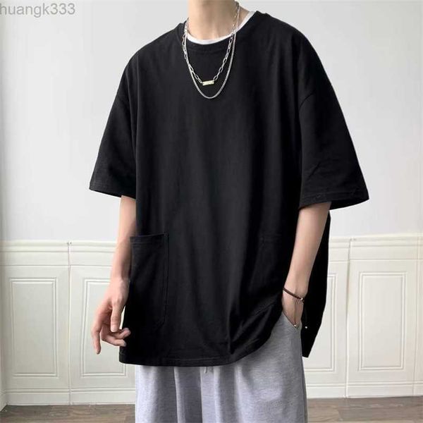 stussyssround neck short sleeved t-shirt for men's summer 2023 new american retro trend versatile solid color loose casual bottom shirt, White;black
stussyssround neck short sleeved t-shirt for men's summer 2023 new american retro trend versatile solid color loose casual bottom shirt, White;black