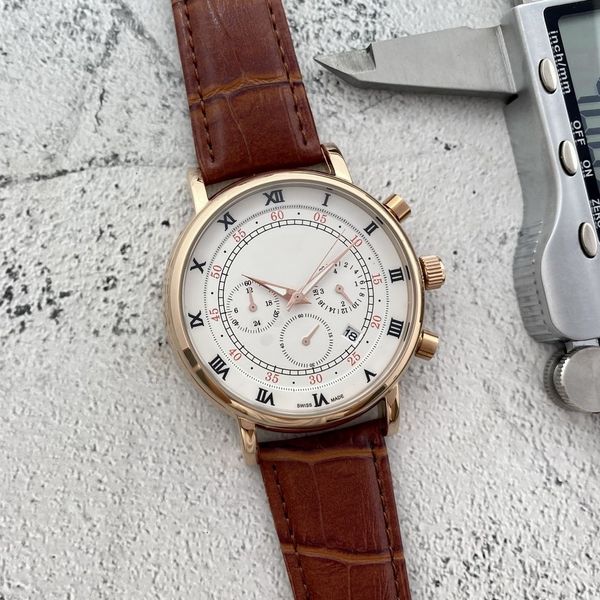 watch men's watches esigner watches casual water resistant chronograph quartz-battery watch, Slivery;brown
watch men's watches esigner watches casual water resistant chronograph quartz-battery watch, Slivery;brown