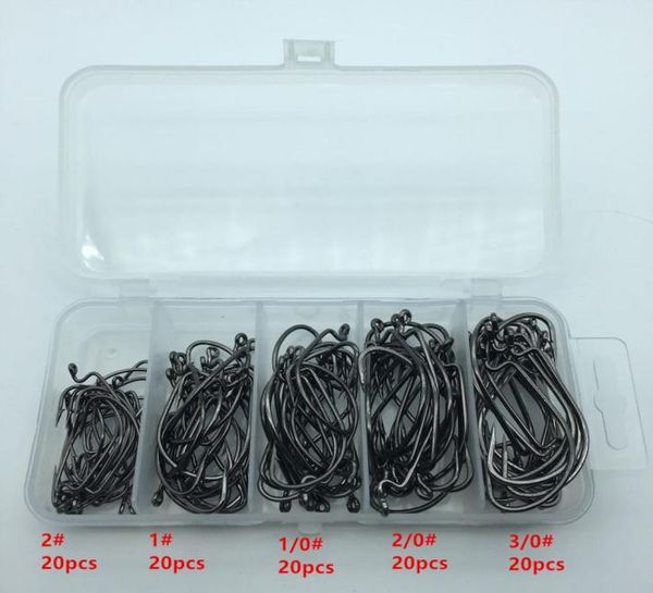 100pcsbox mix size 230 soft worm bait hook crank high carbon steel hooks fishhook size lure for texas rig fishing7234483
100pcsbox mix size 230 soft worm bait hook crank high carbon steel hooks fishhook size lure for texas rig fishing7234483