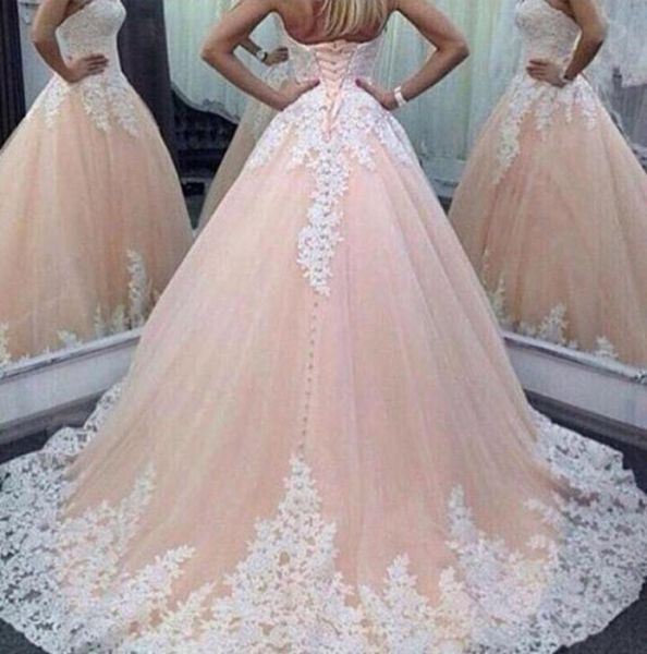 sweet pink ball gown dresses evening wear strapless white lace appliques 2016 lace up back prom gowns custom made3007137, Black;red
sweet pink ball gown dresses evening wear strapless white lace appliques 2016 lace up back prom gowns custom made3007137, Black;red
