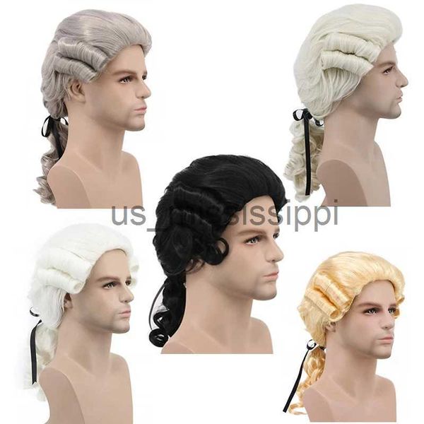cosplay wigs grey white black lawyer judge baroque curly male costume wigs deluxe historical halloween long synthetic cosplay wig cap x0630
cosplay wigs grey white black lawyer judge baroque curly male costume wigs deluxe historical halloween long synthetic cosplay wig cap x0630