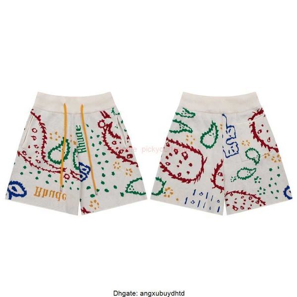designer short fashion casual clothing beach shorts rhude cashew flower jacquard knitted shorts summer trendy loose straight casual capris b, White;black
designer short fashion casual clothing beach shorts rhude cashew flower jacquard knitted shorts summer trendy loose straight casual capris b, White;black