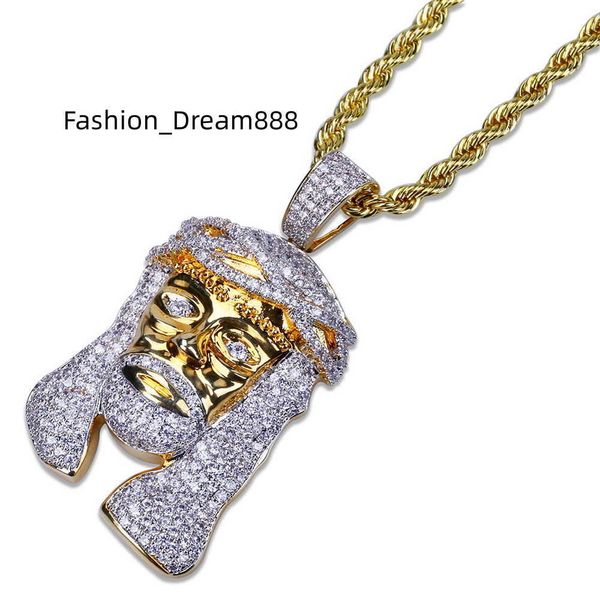 wholesale hiphop custom rhinestone diamond pendant jewelry gold plated rope chain moissanite jesus pendant chain necklace, Silver
wholesale hiphop custom rhinestone diamond pendant jewelry gold plated rope chain moissanite jesus pendant chain necklace, Silver