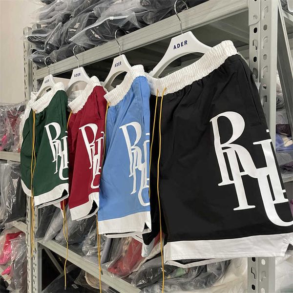 men's shorts 23ss rhude men women loose york limited breeches apex legendspabw, White;black
men's shorts 23ss rhude men women loose york limited breeches apex legendspabw, White;black