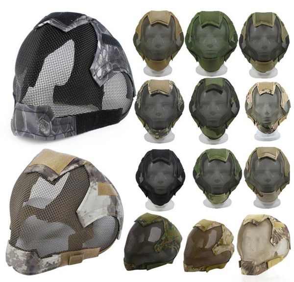 outdoor tactical airsoft mask shooting protection gear v6 metal steel wire mesh full face no030091274559
outdoor tactical airsoft mask shooting protection gear v6 metal steel wire mesh full face no030091274559