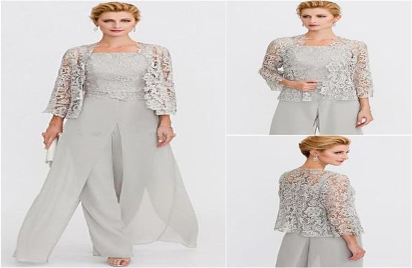 new elegant pant suits straps long chiffon lace mother of the bride dress split front jumpsuit formal guest evening wear gowns7853983, Black;red
new elegant pant suits straps long chiffon lace mother of the bride dress split front jumpsuit formal guest evening wear gowns7853983, Black;red