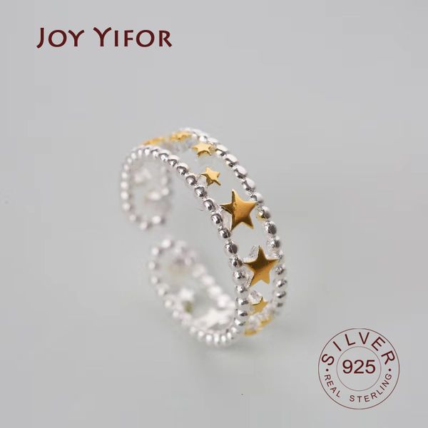 with side stones 100 pure 925 sterling silver ring fashion simple gold stars thin geometric finger for women jewelry anti allergy 4 9 230629
with side stones 100 pure 925 sterling silver ring fashion simple gold stars thin geometric finger for women jewelry anti allergy 4 9 230629